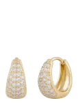SN&Ouml; Of Sweden - Essential Honey Crystal Small Oval Ear G/Clear - Onesize - R&otilde;ngad - ONE SIZE
