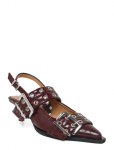Ganni - Feminine Buckle 65 Slingback Pumps - Kontsaga slingback-kingad - 36