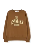THE ANIMALS OBSERVATORY - Killifish Warm Kid Sweatshirt Brown - Dressipluusid - 3 Y
