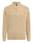 Polo Ralph Lauren - Cable-Knit Cotton Mockneck Sweater - Poolpika lukuga džemprid - XXL