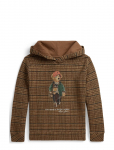 Ralph Lauren Kids - Polo Bear Tweed-Print Hoodie - Kapuutsiga pusad - M