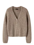 LMTD - Nlfbullo Ls Short V-Neck Knit Cardigan - Kardiganid - 158-164