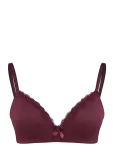 Hunkem&ouml;ller - Lola Non Wired Low Demi Pu - Tugikaarteta rinnahoidjad - 80 B