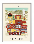 Martin Schwartz - Skagen Small Poster - Linnad ja kaardid - A3
