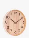 KARLSSON - Wall Clock Pure Medium Dark Basswood - Seinakellad - &Oslash;40CM