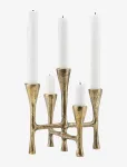 House Doctor - Candle Stand, Hdtristy, Brass Finis - K&uuml;&uuml;nlajalad - H20CM