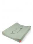 Done By Deer - Changing Pad Easy Wipe Croco Green - Changing Pads - 50X 65X 10CM