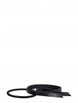 Corinne - Leather Band Short Narrow - Juuksekummid - ONE SIZE