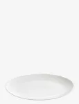 Aida - Relief - Ovalt Fad Porcel&aelig;n White 1 Stk  40X31 Cm - Serveerimisvaagnad - ONE SIZE