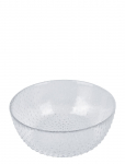 Aida - Raw Glass Beads - Sk&aring;l Clear  1 Stk 14X6 Cm - Serveerimiskausid - ONE SIZE
