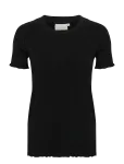 Kaffe - Kadrew T-Shirt - L&uuml;hikeste varrukatega - XS