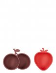 OYOY MINI - Strawberry & Cherry Snack Bowl - Kausid - ONE SIZE