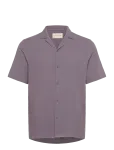 Revolution - Short-Sleeved Cuban Shirt - L&uuml;hikeste varrukatega - M
