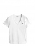 Gant - Reg Shield Ss V-Neck T-Shirt - L&uuml;hikeste varrukatega - S