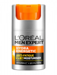 L'Or&eacute;al Paris - L'or&eacute;al Paris Men Expert Hydra Energetic Anti-Fatigue Moisturiser Spf15 For Normal Skin 50 Ml - Niisutajad - 50 ml