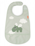 Done By Deer - Bib W/Velcro Happy Clouds Green - Varrukateta pudip&otilde;lled - ONE SIZE