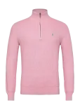 Polo Ralph Lauren - Mesh-Knit Cotton Quarter-Zip Sweater - Poolpika lukuga džemprid - L