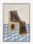 The Poster Club - Tpc X Isabelle Vandeplassche - Chair With Blanket - Gallery Walls - 30X40CM