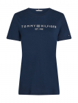 Tommy Hilfiger - Reg Corp Logo C-Nk Ss - L&uuml;hikeste varrukatega - XXS