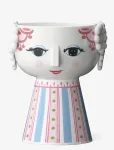 Bj&oslash;rn Wiinblad - Eva Candle Holder H9.5 Cm Pink - K&uuml;&uuml;nlajalad - H9.5CM