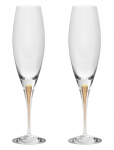Orrefors - Intermezzo Champagne Glass Gold 2-Pack - &Scaron;ampanjaklaasid - 26 CL