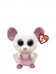 TY - Nina Mouse Ballerina White - Boos - Reg - Pehmed loomad - 15.5 cm