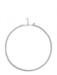 Caroline Svedbom - Gemma Necklace Rhodium - K&auml;eketid - ONE SIZE