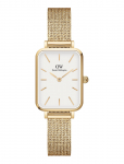 Daniel Wellington - Quadro 20X26 Pressed Evergold G White - Analoogkellad - 20X26MM