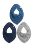 Pippi - Bandana Bib Boy -Aop (3-Pack) - Pudip&otilde;lled - ONE SIZE