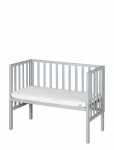 ROBA - Bedside Crib 2 In 1 Incl. Barrier + Mattress - Lastevoodid ja aksessuaarid - 47X 99.5X 75.5CM