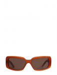 Corlin Eyewear - Alain Red Brown - Kandilise raamiga p&auml;ikeseprillid - ONE SIZE