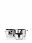 Eva Trio - Stainless Steel Grydes&aelig;t 3 Stk. Keramisk Slip-Let&reg; - Ahjuvormid - ONE SIZE