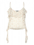 Gina Tricot - Frill Singlet - Varrukateta - L