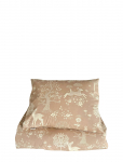 Majvillan - Summer Fields Brown Single Bed Set 150X210 Cm - Voodipesukomplektid - 150X210CM
