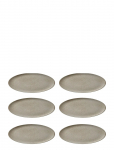 Aida - Raw Sandy Beige - Frokost Tallerken - V&auml;ikesed taldrikud - &Oslash; 24.5 CM