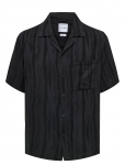 ONLY & SONS - Onsrobert Ss Resort Linen Shirt 0253 - L&uuml;hikeste varrukatega s&auml;rgid - M