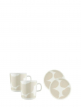 Marimekko Home - Iso Unikko Mug 4Dl+Plate 4 Pcs - Teetassid - ONE SIZE