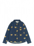 The New - Tnraquel Denim Overshirt - Teksa ja velvet - 146/152