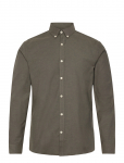 Lindbergh - Yarn Dyed Oxford Superflex Shirt L/S - Oxfordi s&auml;rgid - XXL