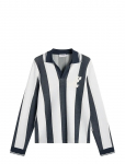 J. Lindeberg - Silas Stripe Polo Knit - Pikkade varrukatega kootud polos&auml;rgid - M