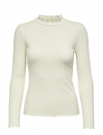 JDY - Jdyfransiska Life L/S Hi-Nck Top Jr Noos - Pikkade varrukatega - S