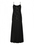Gina Tricot - Embroidery Dropped Waist Dress - Maksikleidid - 42