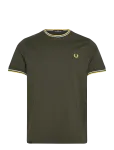 Fred Perry - Twin Tipped T-Shirt - L&uuml;hikeste varrukatega - M