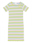 The New - Tnstella S_S Rib Dress - L&uuml;hikeste varrukatega vabaajakleidid - 146/152