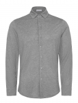 The Resort Co. - Lyocell Shirt Grey Melange - Vabaaja s&auml;rgid - XXL