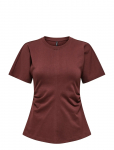 ONLY - Onlmarie S/S Ruching Top Jrs Noos - L&uuml;hikeste varrukatega - L