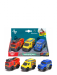 Dickie Toys - Dickie Toys 3-Pack Micro Rescue Vehicles - Muud m&auml;nguautod - ONE SIZE