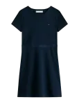 Tommy Hilfiger - Essential Punto Skater Dress Ss - L&uuml;hikeste varrukatega vabaajakleidid - 176