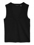 Vero Moda - Vmchloe Sl Deep V-Neck Top Jrs Noos - Varrukateta - XL