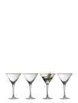 Lyngby Glas - Martini Glass Palermo Gold 4 Pcs - Kokteiliklaasid - 25 CL